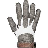 Gants en maille m&eacute;tallique MMG conformes aux normes alimentaires, Taille 2T-petit, Enveloppe en Acier inoxydable, ASTM ANSI niveau A9 Cintas