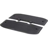 Speed Hump End Caps, Rubber, 3' L x 20" W x 2" H Cintas