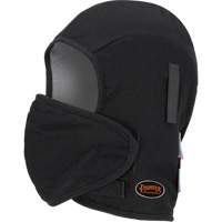 Pioneer 766A Flame-Resistant Quilted Hard Hat Liner with Detachable Mouthpiece, Black/Grey, Cotton/FR-Tech&reg;/Modacrylic/Nylon Cintas