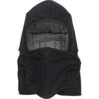 Pioneer 766A Flame-Resistant Quilted Hard Hat Liner with Detachable Mouthpiece, Black/Grey, Cotton/FR-Tech&reg;/Modacrylic/Nylon Cintas