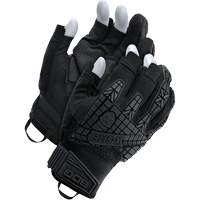 X-Site&reg; Impact Trigger Finger Gloves, Suede Palm, Size X-Small Cintas