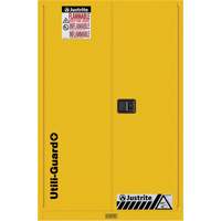 Armoire de s&eacute;curit&eacute; pour produits inflammables Utili-Guard+, 45 gal., 2 Porte(s), 43" La x 65" h x 22" p Cintas