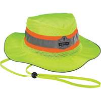 GloWear 8935 Ranger Sun Hat, Small/Medium, High Visibility Lime-Yellow, Polyester Cintas
