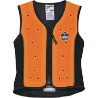 Veste de refroidissement &eacute;vaporatif Chill-Its 6685 avec fermeture &agrave; glissi&egrave;re, Moyen, Orange Cintas