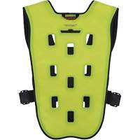 Veste de refroidissement &eacute;vaporatif Chill-Its 6685 avec fermeture &agrave; glissi&egrave;re, T-petit, Jaune lime haute visibilit&eacute; Cintas