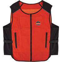 Veste de refroidissement &agrave; changement de phase l&eacute;g&egrave;re avec sachets de recharge Chill-Its 6260, Petit/Moyen, Orange Cintas