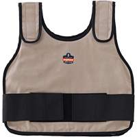 Veste de refroidissement &agrave; changement de phase standard avec sachets de recharge Chill-Its 6230, Petit/Moyen, Khaki Cintas