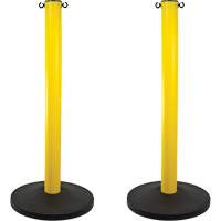 Montant industriel, Hauteur de 37", Jaune Cintas