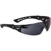 Lunettes de s&eacute;curit&eacute; Rush + BSSI, Lentille Gris/Fum&eacute;e, Antibu&eacute;e/Anti-&eacute;gratignures, ANSI Z87+ Cintas