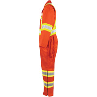 High-Visibility Unlined Coveralls, Small, High Visibility Orange Cintas