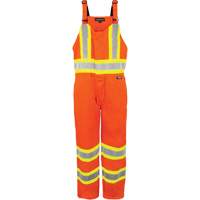 High-Visibility Unlined Overalls, X-Small, High Visibility Orange Cintas