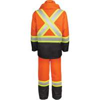 High-Visibility 150-Deniers Rain Suit, Polyester, Small, High Visibility Orange Cintas