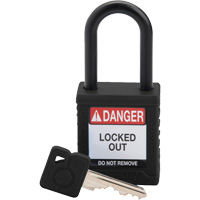 Cadenas de s&eacute;curit&eacute; Velocity, Cadenas de s&eacute;curit&eacute;, Cl&eacute;s diff&eacute;rentes, Nylon, Largeur de 1-1/2" Cintas