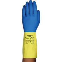 Alphatec&reg; 87-224 Chemical-Resistant Gloves, Size 7, 12.8" L, Neoprene/Rubber Latex, Cotton/Flock-Lined Inner Lining, 26.8-mil Cintas