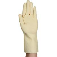 AlphaTec&reg; 87-137 Lightweight Natural Gloves, Size 7, 11.8" L, Rubber Latex, 16-mil Cintas