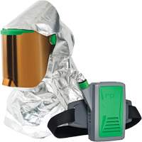 Z-Link Radiant Heat Respirator with Belt Mount & Blower, Facepiece Respirator/Headcover & Faceshield, Lithium-Ion Battery Cintas
