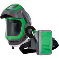 Z-Link Respirator Helmet with Face Seal, Visor & Belt Mount, Facepiece Respirator/Welding Helmet, Lithium-Ion Battery Cintas