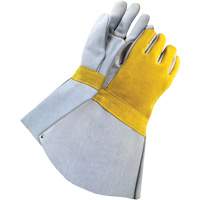 Lined Welder with 5" Cuff, Split Cowhide, Size One Size Cintas
