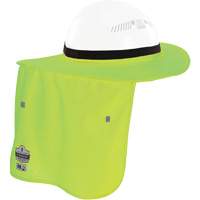 Chill-Its&reg; Lime Green FR Hard Hat Brim with Neck Shade Cintas
