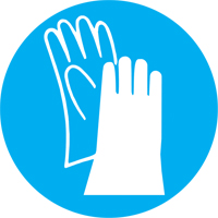 &eacute;tiquettes avec pictogramme Right to Know - Bottes, Vinyle, Feuille, 5/8" lo x 3/4" la Cintas