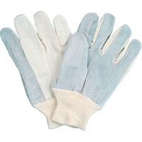 Gants de travail &agrave; index complet d'usage standard, Grand, Paume en Cuir de vache refendu Cintas
