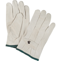 Standard-Duty Ropers Gloves, Medium, Grain Cowhide Palm Cintas