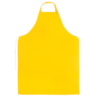 PVC Apron, PVC, Yellow, 35" W x 45" L Cintas