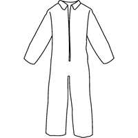 Pyrolon&reg; Plus 2 Disposable FR Coveralls, Small, Blue, FR Treated Fabric Cintas