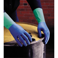 Gants Protector, Taille 6/Petit/6,5, 13" lo, Nitrile/Latex de caoutchouc, Doublure en Ouat&eacute;e, 28 mils Cintas