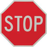 Double-Sided "Stop/Slow" Traffic Control Sign Cintas