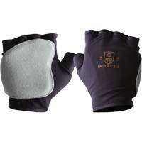 Gants antichocs sans doigts, main gauche, T-petit, Paume en Cuir refendu, Poignet &agrave; enfiler Cintas