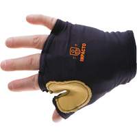 Gant antichoc sans doigts &agrave; prise d'outil, main droite, Taille T-petit, Paume Cuir fleur Cintas