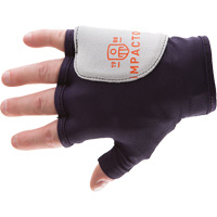 Gants de protection sans doigts paume/c&ocirc;t&eacute;, gauche, T-petit, Paume en Su&egrave;de, Poignet &agrave; enfiler Cintas