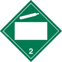 Plaque-&eacute;tiquette TMD gaz non toxique, Plastique Cintas