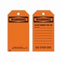 &eacute;tiquettes de s&eacute;curit&eacute; auto-plastifiantes, Polyester, 3" la x 5-3/4" h, Anglais Cintas
