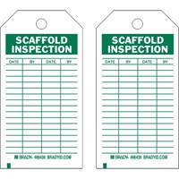 &eacute;tiquettes de rapport d'inspection, Polyester, 4" la x 7" h, Anglais Cintas