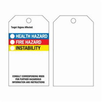 &eacute;tiquettes auto-plastifiantes du droit &agrave; l'information, Polyester, 3" la x 5-3/4" h, Anglais Cintas