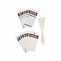 &eacute;tiquettes auto-plastifiantes pour la pr&eacute;vention des accidents, Polyester, 3" la x 5-3/4" h, Anglais Cintas