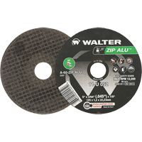 Zip Alu Cut-Off Wheel, 5" x 3/64", 7/8" Arbor, Type 1, Aluminum Oxide, 12200 RPM Cintas