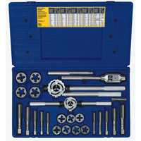 Hanson&reg; Metric Tap & Hex Die Set, 25 Pieces Cintas