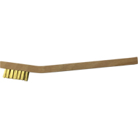 Petites brosses de nettoyage , Laiton, 3 x 7 rangs de fils, Longueur 7-3/4" Cintas