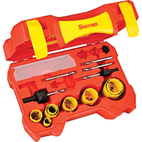 Locksmith's Hole Saw Kits, 14 Pieces Cintas