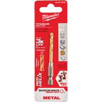Shockwave Drill Bit, 11/64", Titanium, 1-3/32" Flute, 135° Point Cintas