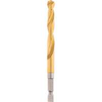 Shockwave Drill Bit, 5/16", Titanium, 2-39/64" Flute, 135° Point Cintas