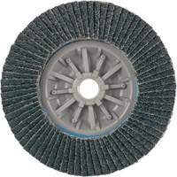Long Life C-Trim Flap Disc, 4-1/2" x 5/8"-11, Type 27, 40 Grit, Zirconia Alumina Cintas