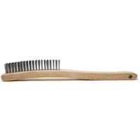 Brosse de nettoyage, Acier inoxydable, 4 x 19 rangs de fils, Longueur 13-11/16" Cintas