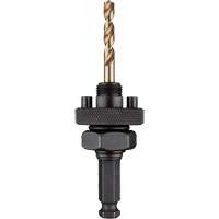 Hole Dozer Hole Saw Large Arbor with Cobalt Pilot Bit, 1-1/4" and Larger, 1/4" Shank Cintas