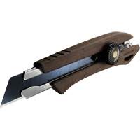Ratchet Lock Knife, 18 mm, Wood Handle Cintas
