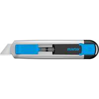 Secunorm 525 Retractable Safety Knife with Blunt Tip Blade, 18 mm, Aluminum Handle Cintas