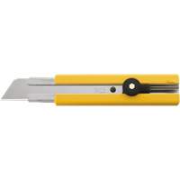 Rubber Inset Utility Knife with Solid Blade, 25 mm, Stainless Steel Blade Cintas